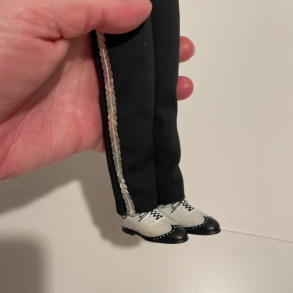 New Kids On The Block Jordan Knight Doll 90's Concert Outfit Black Jacket - Picture 5 of 5